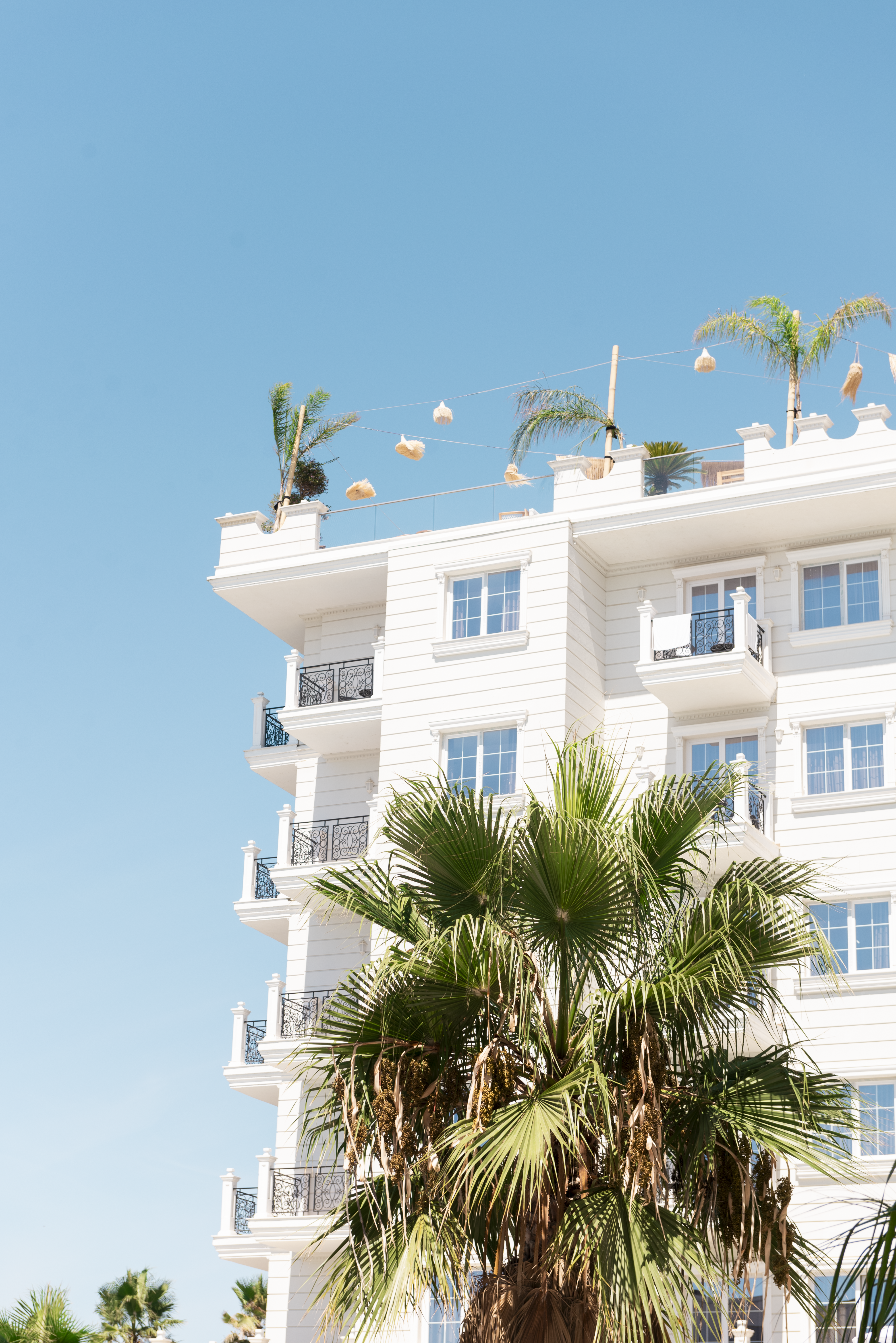 Außenansicht des Amelia Mare Hotels an der Adriaküste